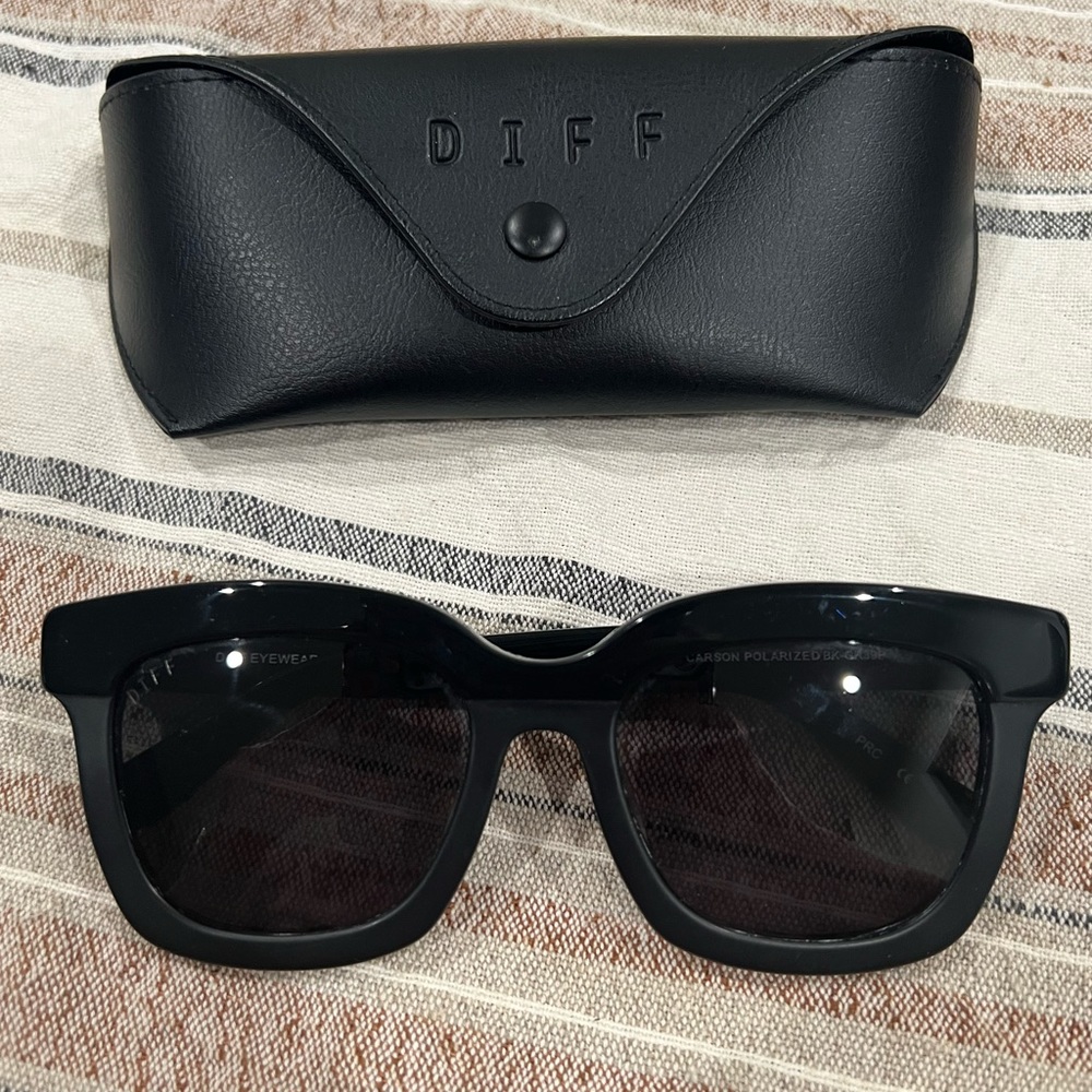 Diff Matte Black Women’s Sunglasses
